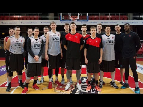 Vilniaus „Lietuvos ryto“ ekipos treniruotėje – du SKM talentai