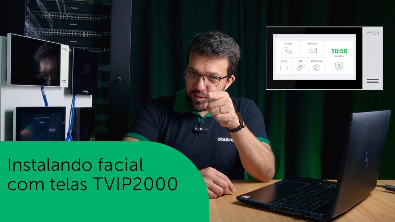Como configurar telas do sistema SVIP2000  no Facial #academiadigital