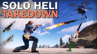 TAKING DOWN the HELICOPTER! - Rust Solo Survival