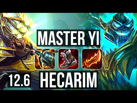 YI vs HECA (JNG) | Quadra, Rank 7 Yi, 1.5M mastery, 700+ games, Legendary | BR Master | 12.6