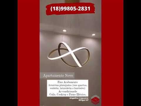 Apartamento com acabamento sofisticado para LOCAÇÃO aqui em Birigui/SP