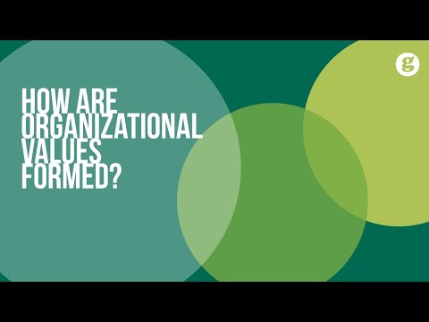 How Are Organizational Values Formed