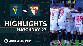 Videoresumen del Cádiz - Sevilla Videoresumen del Cádiz - Sevilla