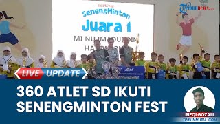 360 Atlet Pelajar SD Ikuti Festival SenengMinton PBSI Kudus, Tumbuhkan Rasa Cinta pada Bulutangkis