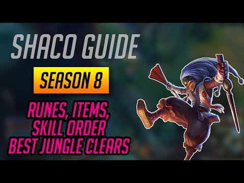 Shaco Guide for 8.16 (Runes, Items, Skill Order, Jungle Clears)