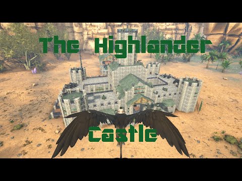 Ark The Highlander Castle Base Build with THE WARRIOR