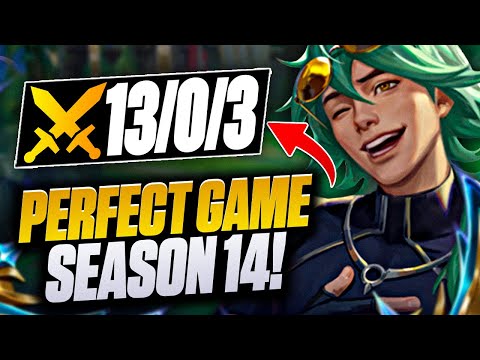 The first PERFECT Ezreal game of Season 14 (Challenger Ezreal Full Gameplay)