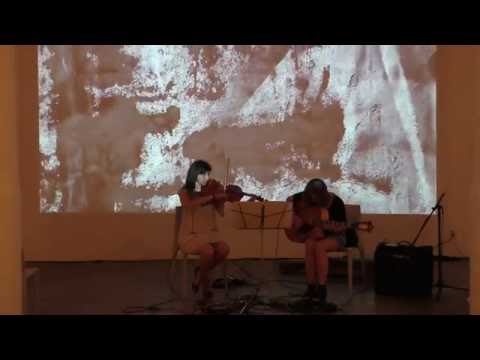 Jessica Pavone, Mary Halvorson @ Fridman Gallery 6-29-16 1/6