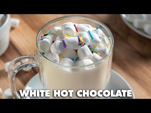 How to Make White Hot Chocolate (Homemade Hot Chocolate using White Chocolate)