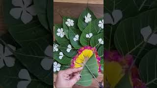 Beautiful Eco friendly Rangoli #shorts