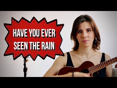 Lesson #103 Have you ever seen the rain / learn English / Ukulele / Sing
