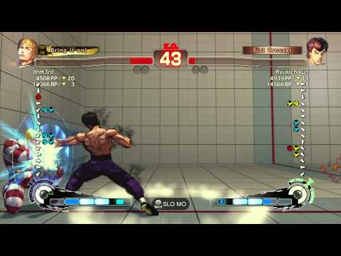 SSF4 AE: Sasaki (Cody) vs Ryukichikun (FeiLong) - Ranked Match (720p HD)