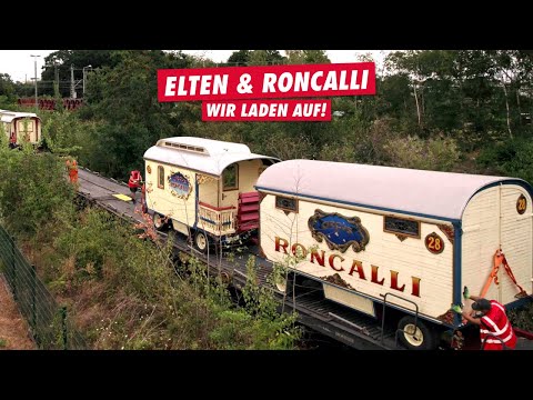 ELTEN x Roncalli: Der Transport der Circuswaggons 🎪
