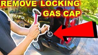 How To Remove Locking Gas Cap in 1 Minute! -Jonny DIY