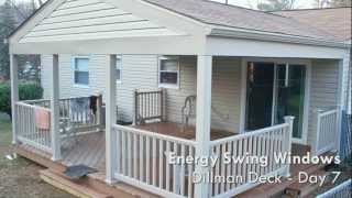 preview picture of video 'Energy Swing Windows Completes Porch Roof & Deck in Plum PA (15239)'
