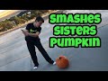 Kid Temper Tantrum Breaks Sister S Pumpkin Because He Was Mad Original