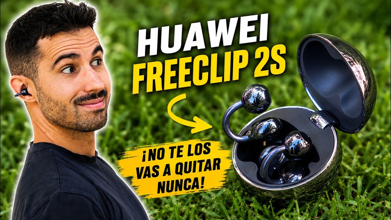 Los AURICULARES que llevarás puestos todo el día 🎧 Huawei FreeClip 2S | Review