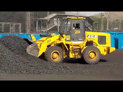 Load coal in a rack (train) from siding
