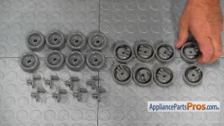 How To GE Lower Dishrack Roller and Axle Kit WD35X21041