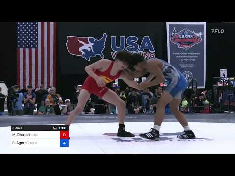 62 Kg Semis - Maximus Dhabolt, Sebolt Wrestling Academy Vs Brenden Jorden Agcaoili, Gold Rush Wres
