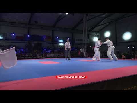 36th IKO EC, 1/8  -90 kg, Daniel Barragan (Spain) - Takehiro  Kaga (Japan, aka)