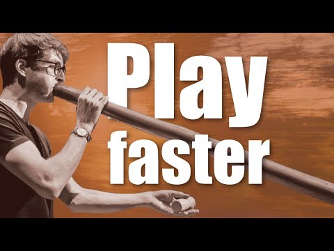 Wobble on the didgeridoo: the key to playing faster and smoother