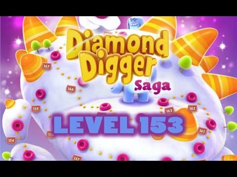 Diamond Digger Saga Level 153 - 3 Stars