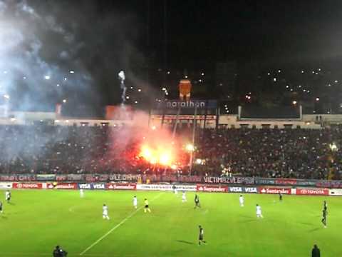 Deportivo Quito 2 Cerro 1 Festejo de la hinchada