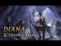 Diana Scorn Of The Moon Login Screen Ft Lisa Thorn League Of Legends