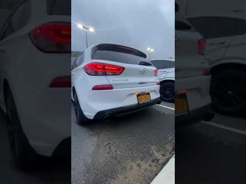 2018 Elantra GT sport aFe catback exhaust (cold start, rev)