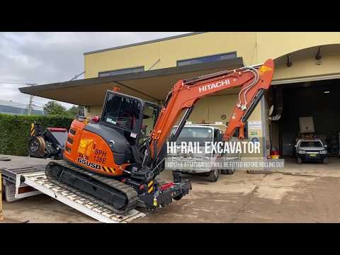 Introducing SPH's brand new Hi-Rail Excavator!