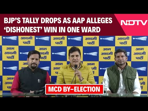 MCD By-Election: BJP’s Tally Drops As AAP Alleges ‘Dishonest’ Win In One Ward