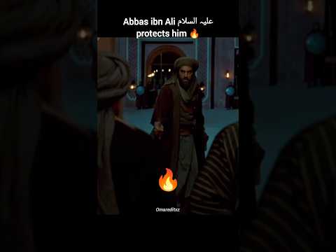 When Abbas ibn Ali A.S Protects Imam Hussain A.S 🔥♥️ #shorts
