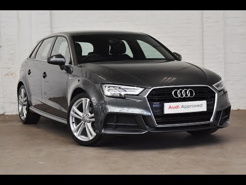 GM18FEV AUDI A3 GREY SPORTBACK S-LINE TFSI