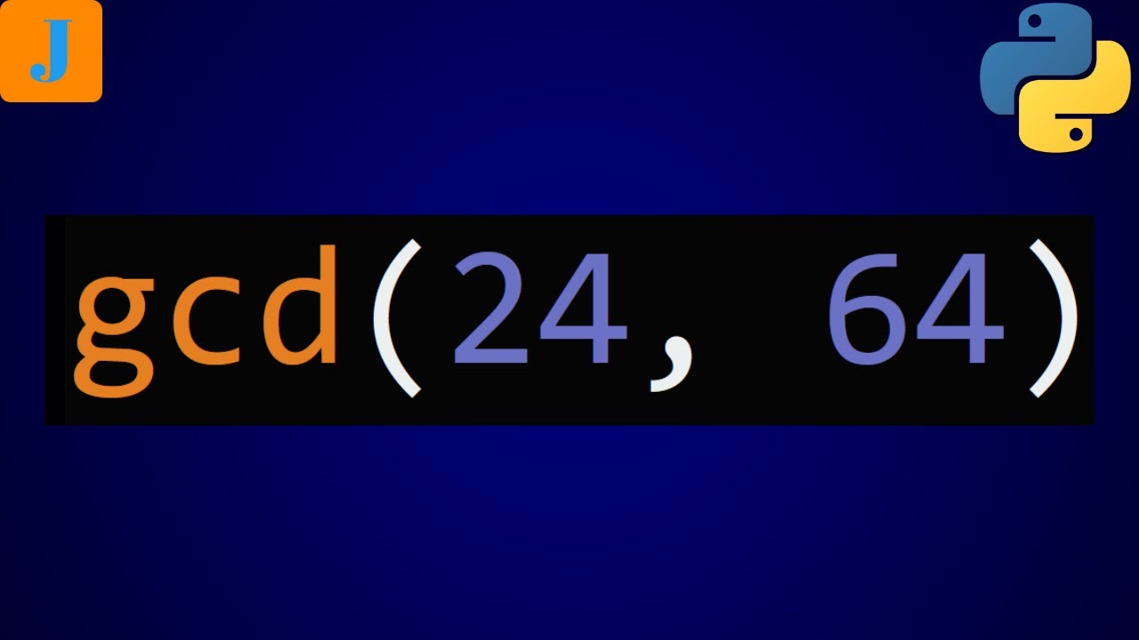 Python Program To Find GCD Of Two Numbers