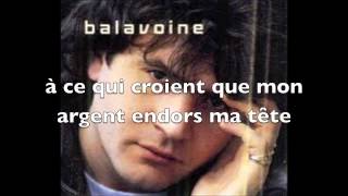 Daniel Balavoine. La vie ne m'apprend rien, paroles