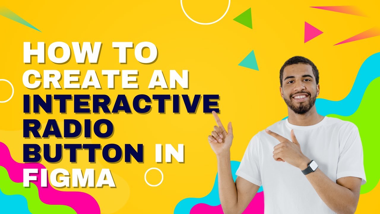 CREATE AN INTERACTIVE RADIO BUTTON IN FIGMA USING PROTOTYPE ONLY IN 3 MINUTES