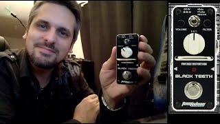 Video thumbnail for Test pédale Black Teeth TOM'SLINE ENGINEERING ( Copie Proco Rat) by Le Hangar Des Guitares