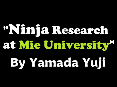 歴史文化学科 "Ninja Research at Mie University" by Yamada Yuji