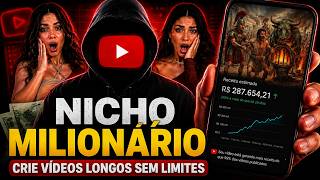 Crie vídeos longos 100% GRÁTIS e ILIMITADOS - Novo Nicho [Fluxo de Trabalho Completo]