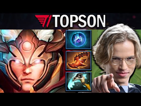 Invoker Dota 2 Gameplay T1.Topson with 18 Kills and 900 GPM