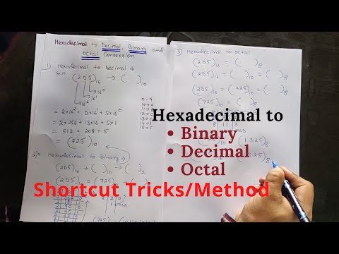 Decimal To Binary Octal Hexadecimal Number System conversion in Hindi CSE GYAN