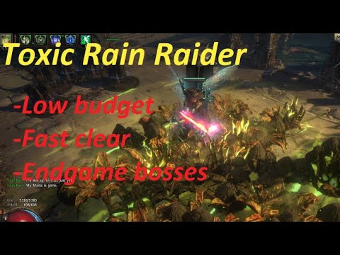 [Path of Exile] Toxic Rain Raider 3.19 Updated Guide
