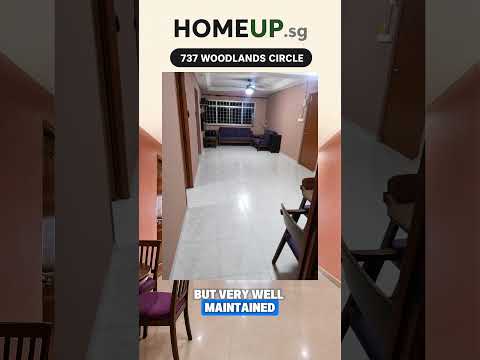 737 Woodlands Circle, 737 Woodlands Circle, Admiralty / Woodlands, 3 Bedrooms, 979 sqft, HDB Flat For Sale, by Yeo Tong Boon, 500282010 - PropertyGuru.com.sg