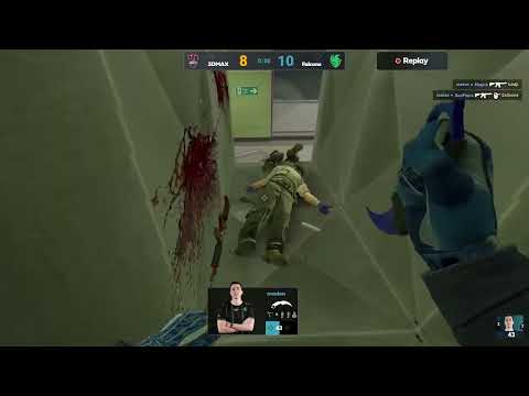 Maden - 1vs2 clutch - 3DMAX vs. Falcons - PGL CS2 EU 1 RMR 2024