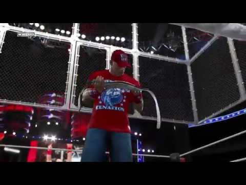 WWE 2K15: CM Punk 2K Showcase Mode Walkthrough Part 6 - Hell in a Cell (PS4)