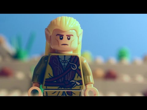 Taking the hobbits to isengard in Lego (stop motion)