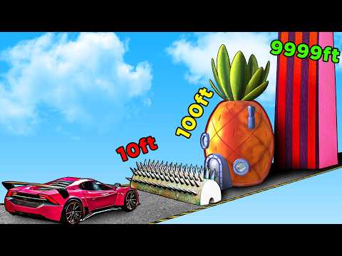 Every Car vs 1,000,000 Speed Bumps in GTA 5