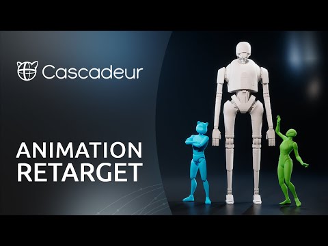 Animation Retargeting in Cascadeur