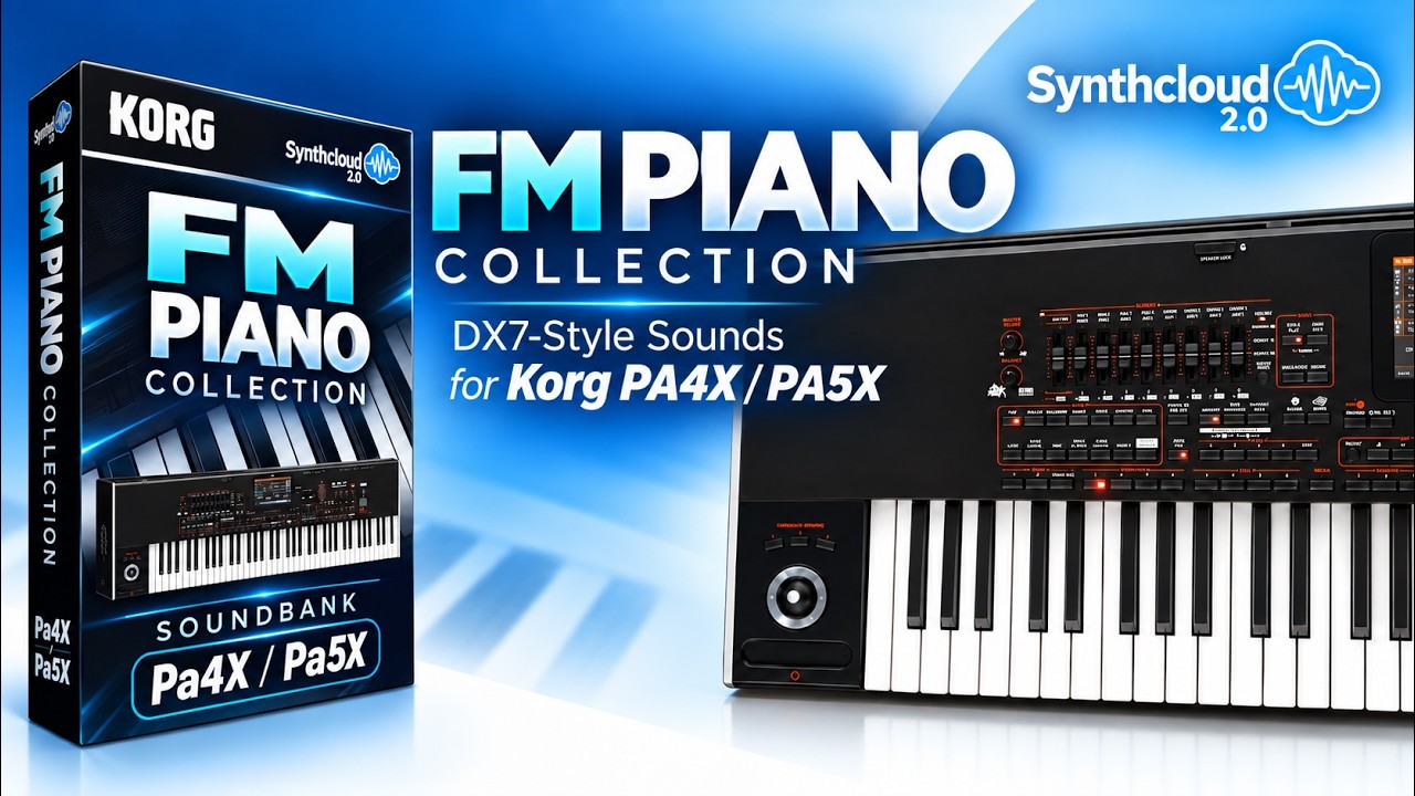 SCL105 - FM Piano Collection - Korg PA4x Series ( 26 presets ) - Video Preview 1